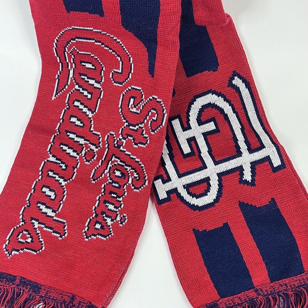 St Louis Cardinals Winter Scarf 69in Total Length Red White And Blue! MLB
